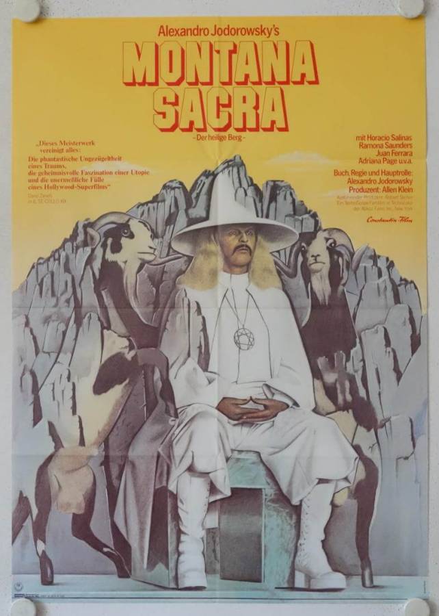 The Holy Mountain original release german movie poster